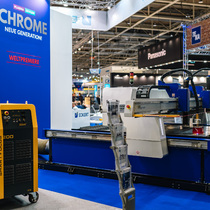 chrome cnc plasma cutting machine presentation on fairs