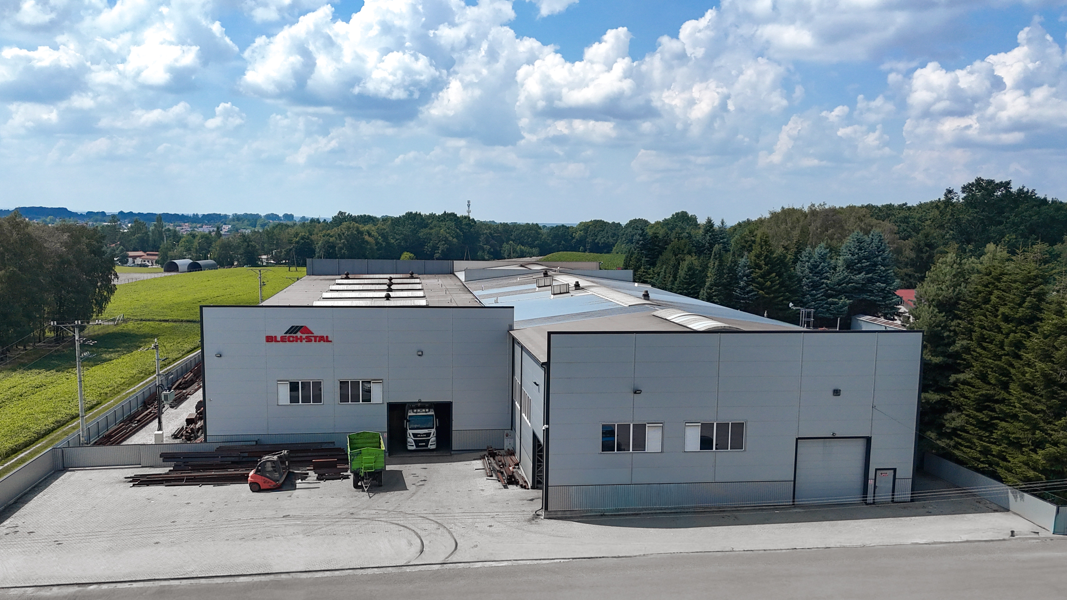 Zakład produkcyjny firmy Blech Stal