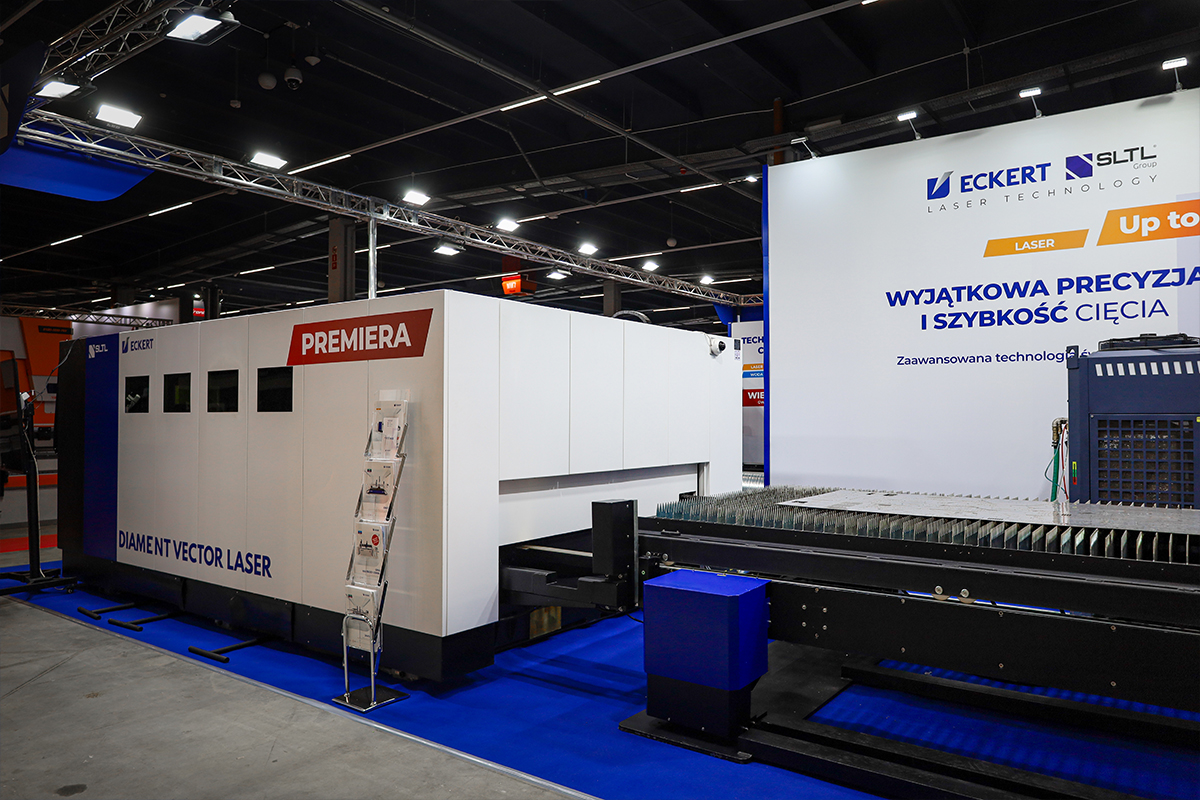 Stom2025 Visitors Large Samples TARGI KIELCE CNC Eckert maszyny do cięcia przecinarki wycinarki [rpducent przecinarek przemysłowa wiosna 2025