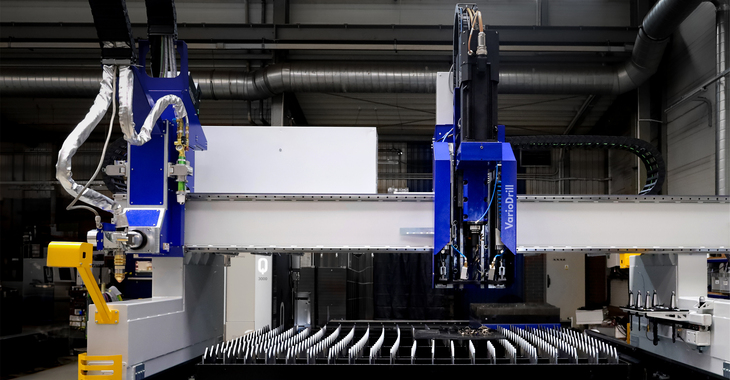 Titan Drillcut cięcie tlenowe plazmowe wiercenie variodrill gwintowanie znakowanie cnc Eckert 