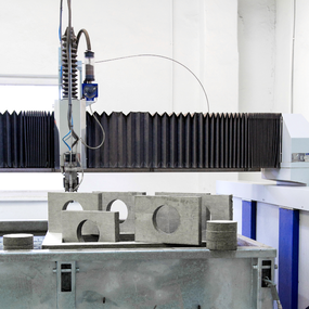 Waterjet Combo wycinarka wodna cięcie wodne przecinarki wycinarki Eckert cięcie wodą